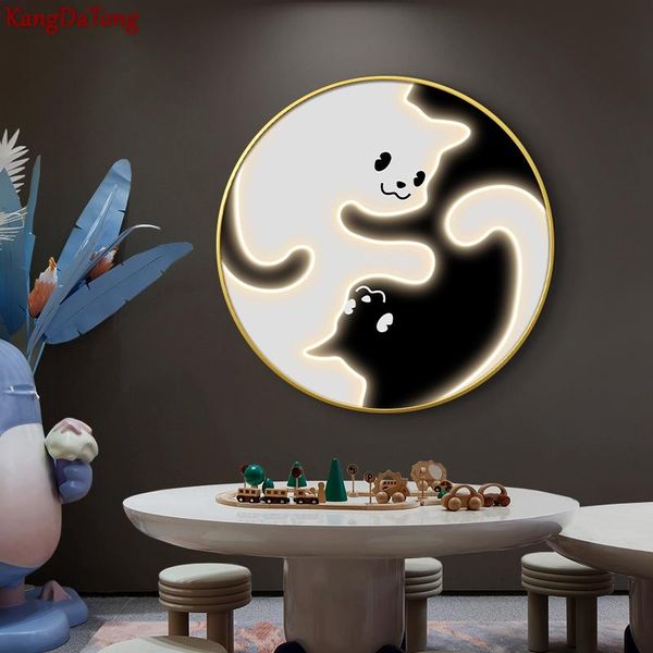 wall lamps modern led lamp black and white cat light luxury round luminous painting living room vestibule dining decorative
wall lamps modern led lamp black and white cat light luxury round luminous painting living room vestibule dining decorative