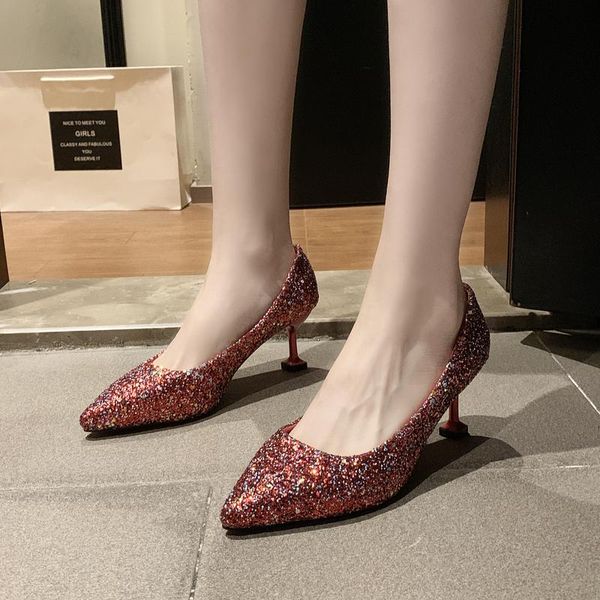 dress shoes stiletto heel women sequin high heels party glitter pointed toe pumps red gold silver zapatos mujer 2021, Black
dress shoes stiletto heel women sequin high heels party glitter pointed toe pumps red gold silver zapatos mujer 2021, Black