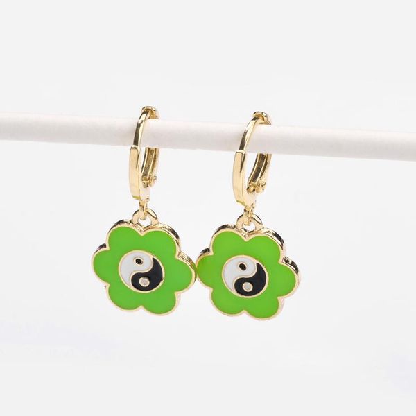 hoop & huggie ying yang sunflower danging earrings for teenage girls green pink black blue white enamel cute women y2k jewelry, Golden;silver
hoop & huggie ying yang sunflower danging earrings for teenage girls green pink black blue white enamel cute women y2k jewelry, Golden;silver