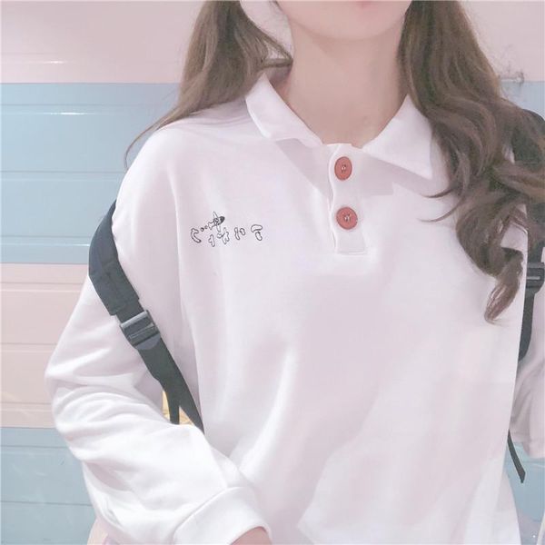 women's hoodies & sweatshirts autumn winter women retro small fresh soft sister cute hoodie sweatshirt teen girls collar loose casual w, Black
women's hoodies & sweatshirts autumn winter women retro small fresh soft sister cute hoodie sweatshirt teen girls collar loose casual w, Black