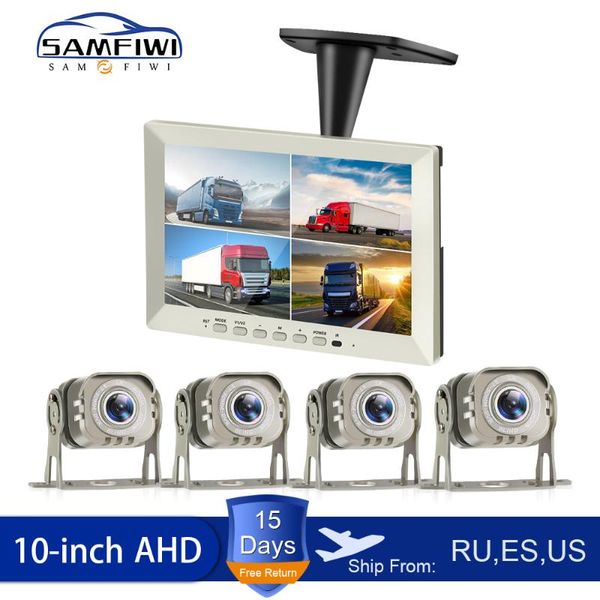 car video ceiling monitor 10 inch ahd screen 4 split roof mount 4ch lcd display recorder truck rv rear view camera system
car video ceiling monitor 10 inch ahd screen 4 split roof mount 4ch lcd display recorder truck rv rear view camera system