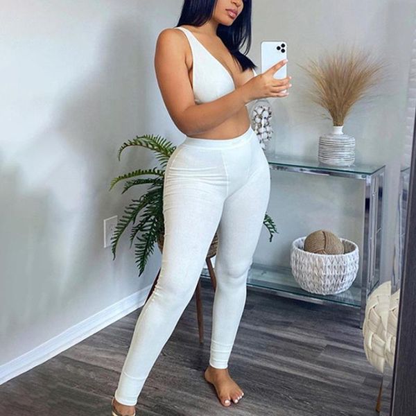fitness sporty women tracksuit sleeveless v-enck tank stretchy leggings ribbed bra two piece set solid streetwear outfits yoga outfit
fitness sporty women tracksuit sleeveless v-enck tank stretchy leggings ribbed bra two piece set solid streetwear outfits yoga outfit