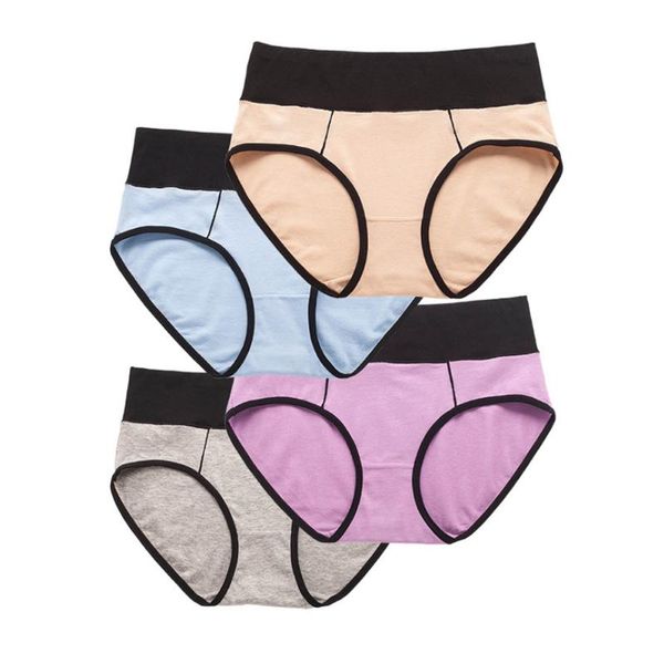 women's panties 3/5pcs pure cotton contrast color large size high waist underwear antibacterial briefs lingerie women, Black;pink
women's panties 3/5pcs pure cotton contrast color large size high waist underwear antibacterial briefs lingerie women, Black;pink