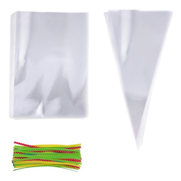 gift wrap 200pcs and triangle clear cellophane bags opp cookie bakery candy biscuit lollipop treat with 20 
gift wrap 200pcs and triangle clear cellophane bags opp cookie bakery candy biscuit lollipop treat with 20