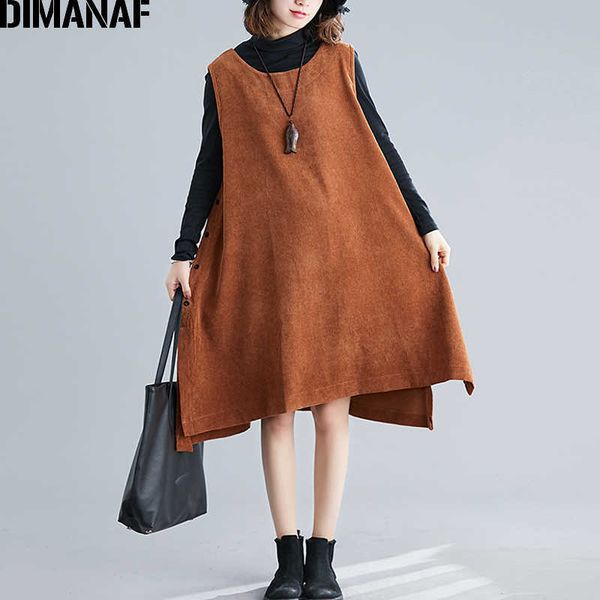 autumn winter plus size women dress corduroy lady elegant vestidos a-line sleeveless loose casual button female clothing 210531, Black;gray
autumn winter plus size women dress corduroy lady elegant vestidos a-line sleeveless loose casual button female clothing 210531, Black;gray