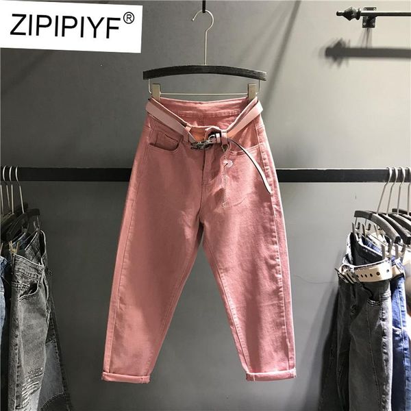 women's jeans 2021 fashion women high waist harem pants female casual washed quality denim fit lady wide leg trousers k444, Blue 
women's jeans 2021 fashion women high waist harem pants female casual washed quality denim fit lady wide leg trousers k444, Blue