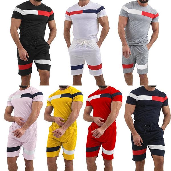 men's tracksuits summer plain shorts loose fashion running casual track wear beach two piece round collar jogging, Gray
men's tracksuits summer plain shorts loose fashion running casual track wear beach two piece round collar jogging, Gray