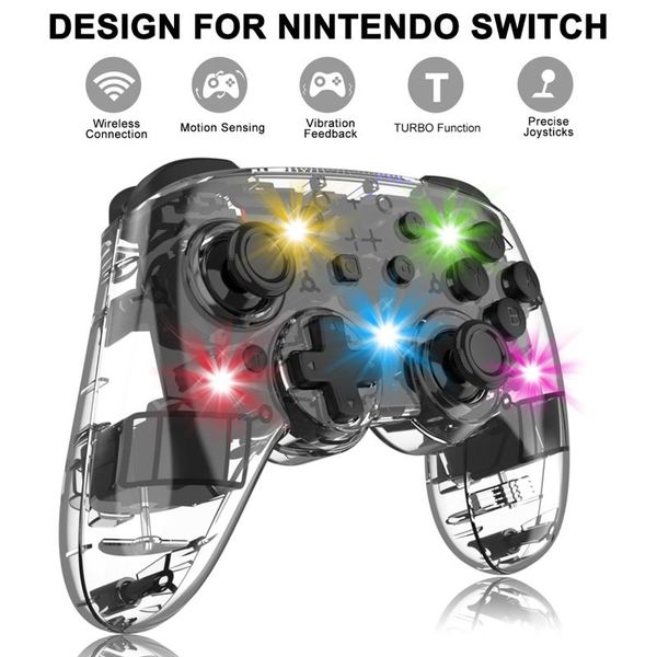 game controllers & joysticks wireless switch controller for gamepad bluetooth-compatible adjustable turbo dual vibration motion
game controllers & joysticks wireless switch controller for gamepad bluetooth-compatible adjustable turbo dual vibration motion