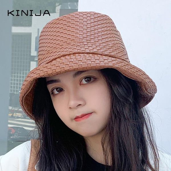 autumn winter sun protection bucket hat faux leather basin cap women fashion panama pu fisherman design camping borras wide brim hats, Blue;gray
autumn winter sun protection bucket hat faux leather basin cap women fashion panama pu fisherman design camping borras wide brim hats, Blue;gray