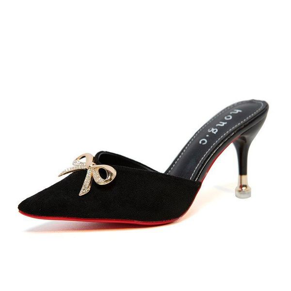 slippers 2021 fashion slip on women mules pointed toe summer sandals platform, Black
slippers 2021 fashion slip on women mules pointed toe summer sandals platform, Black