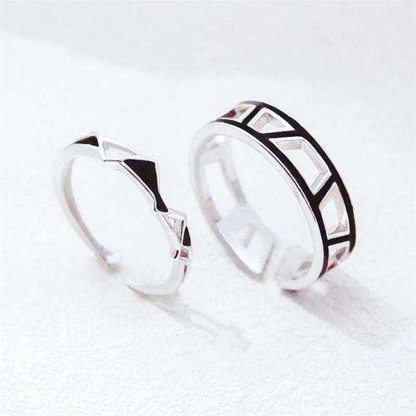 cluster rings sole memory romantic valentine's day gift geometry hollow love vow 925 sterling silver female resizable opening sri379, Golden;silver
cluster rings sole memory romantic valentine's day gift geometry hollow love vow 925 sterling silver female resizable opening sri379, Golden;silver
