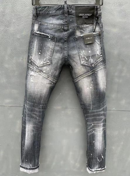 men's jeans 2021 product cotton stitching craftsmanship painted varnished cloth brand trousers, Blue
men's jeans 2021 product cotton stitching craftsmanship painted varnished cloth brand trousers, Blue