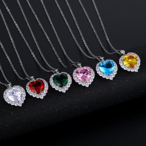 pendant necklaces ocean star zircon necklace ladies clavicle chain single love heart jewelry, Silver
pendant necklaces ocean star zircon necklace ladies clavicle chain single love heart jewelry, Silver