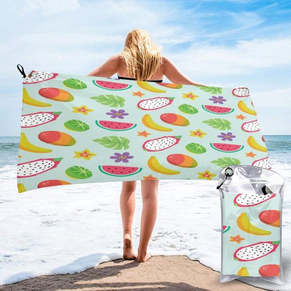 towel quick drying pocket colorful tropical fruit portable water absorbent no pilling sports bath
towel quick drying pocket colorful tropical fruit portable water absorbent no pilling sports bath