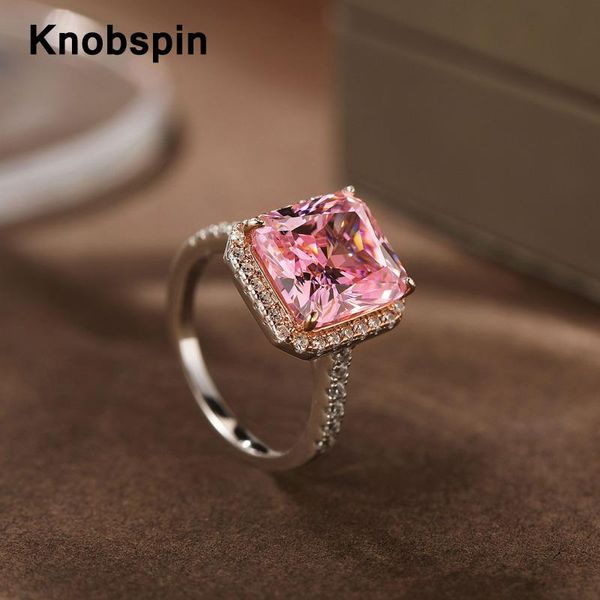 cluster rings knobspin solid sterling silver 10*11mm pink high carbon diamond wedding for women sparkling party fine jewelry wholesale, Golden;silver
cluster rings knobspin solid sterling silver 10*11mm pink high carbon diamond wedding for women sparkling party fine jewelry wholesale, Golden;silver