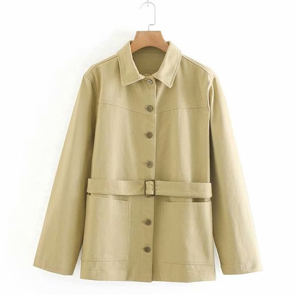 autumn women jackets coats casual solid pockets long sleeve sashes bow tie jacket female fashion street outerwear 210513, Black;brown
autumn women jackets coats casual solid pockets long sleeve sashes bow tie jacket female fashion street outerwear 210513, Black;brown