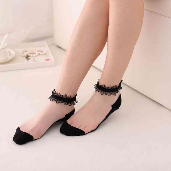 socks crystal silk stockings with cotton soles women's glass breathable in spring, Black;white
socks crystal silk stockings with cotton soles women's glass breathable in spring, Black;white