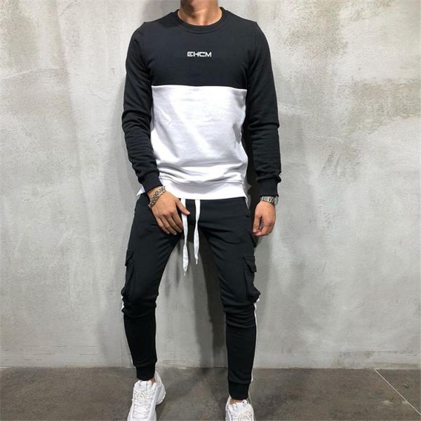 men's tracksuits spring autumn men casual jogger cotton suit gyms fitness splicing long sleeved+multi pocket pants fashion, Gray
men's tracksuits spring autumn men casual jogger cotton suit gyms fitness splicing long sleeved+multi pocket pants fashion, Gray