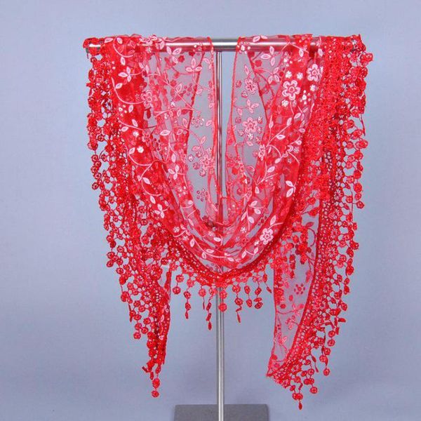 scarves summer ladies lace scarf flexible women's triangle bandage floral shawl wedding gift design, Blue;gray
scarves summer ladies lace scarf flexible women's triangle bandage floral shawl wedding gift design, Blue;gray