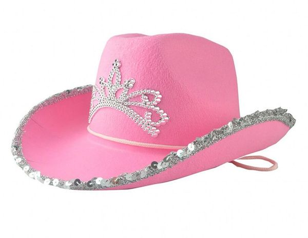 wide brim hats pink cowboy cowgirl hat western tiara for women girl cap holiday costume party, Blue;gray
wide brim hats pink cowboy cowgirl hat western tiara for women girl cap holiday costume party, Blue;gray