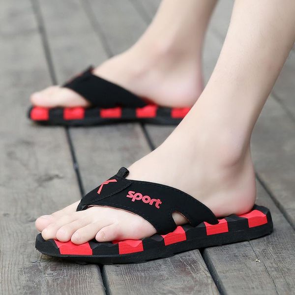 slippers 2021 korean personality street cool outdoor non-slip sandal mens rubber colours women striped massage soft flip-flops, Black
slippers 2021 korean personality street cool outdoor non-slip sandal mens rubber colours women striped massage soft flip-flops, Black