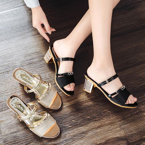 sandals two uses women shoes fashion breathable high-heeled summer casual platform slippers, Black
sandals two uses women shoes fashion breathable high-heeled summer casual platform slippers, Black