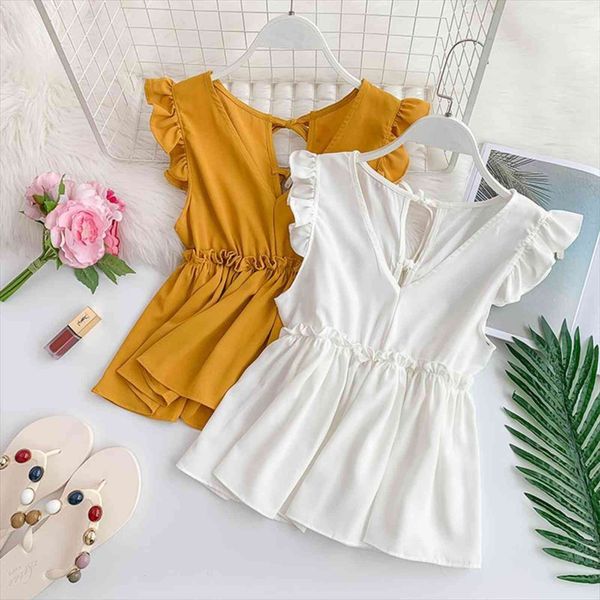 summer fashion sweet elegant womens blouses v neck all match ladies casual, White
summer fashion sweet elegant womens blouses v neck all match ladies casual, White