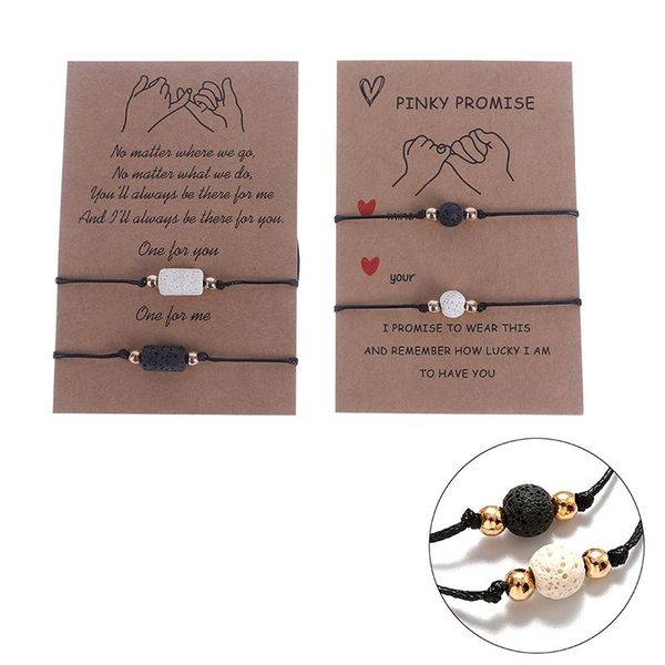 charm bracelets diy bracelet for friendship couples 2pcs/set volcanic stone bead bangles women man lucky wish jewelry, Golden;silver
charm bracelets diy bracelet for friendship couples 2pcs/set volcanic stone bead bangles women man lucky wish jewelry, Golden;silver