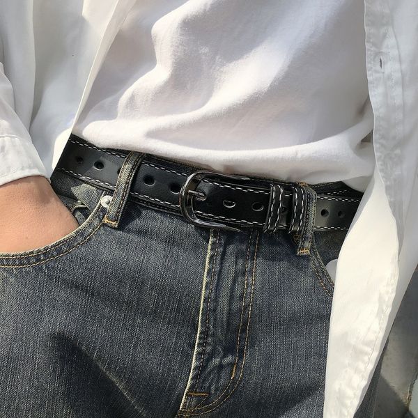 korean version men's small belt with no holes and leisure pin buckle, Black;brown
korean version men's small belt with no holes and leisure pin buckle, Black;brown