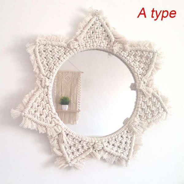 mirrors 3 types innovative art decoration rattan round makeup mirror dressing bathroom living room wall hanging with macrame1
mirrors 3 types innovative art decoration rattan round makeup mirror dressing bathroom living room wall hanging with macrame1