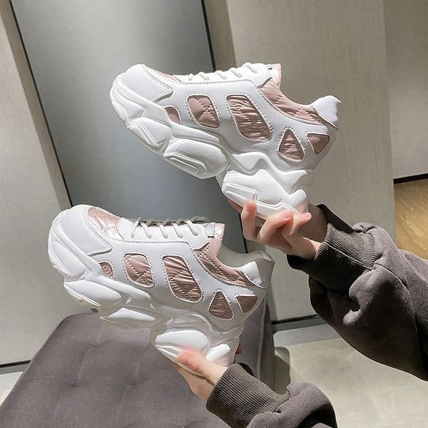 women platform chunky sneakers 8cm high lace-up casual vulcanize shoes new luxury designer old dad female fashion sneakers 2021
women platform chunky sneakers 8cm high lace-up casual vulcanize shoes new luxury designer old dad female fashion sneakers 2021