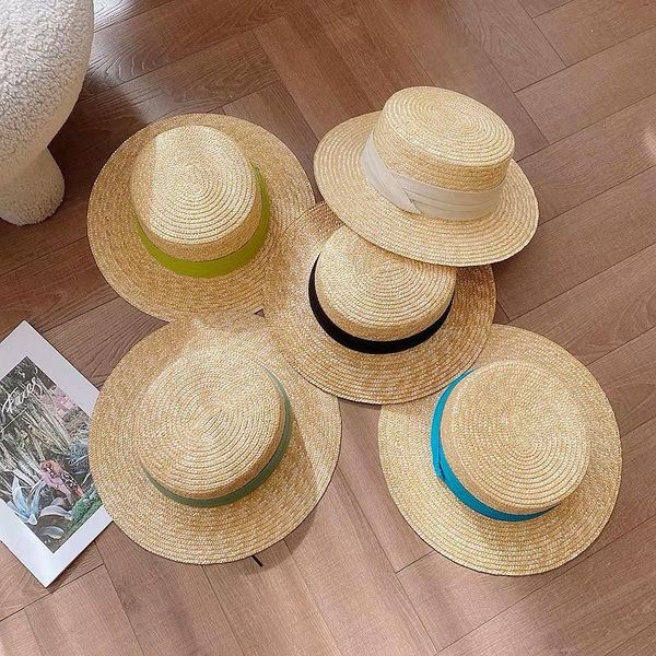flat color ribbon summer sun visor hats for women fashion natural straw hat elegant lady wide brim panama beach, Blue;gray
flat color ribbon summer sun visor hats for women fashion natural straw hat elegant lady wide brim panama beach, Blue;gray