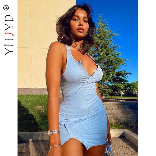 casual dresses yhjyd split button sleeveless v neck bodycon mini dress baby blue ribbed knitted club for women 2021, Black;gray
casual dresses yhjyd split button sleeveless v neck bodycon mini dress baby blue ribbed knitted club for women 2021, Black;gray
