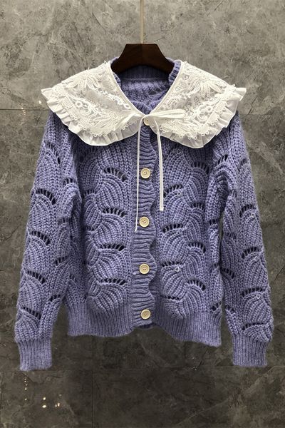 lace fake collar hollow sweater womens clothing autumn european goods new minority fashion cardigan 9cc, White
lace fake collar hollow sweater womens clothing autumn european goods new minority fashion cardigan 9cc, White