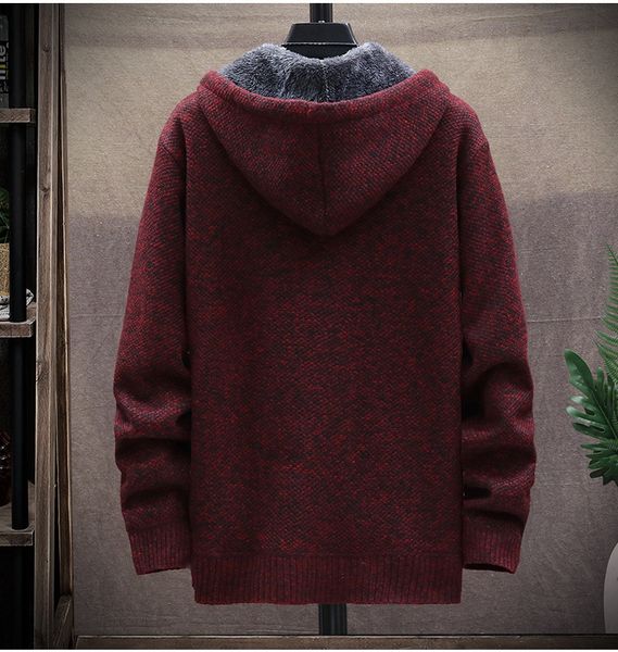 men's sweaters cardigan winter wool liner hooded thick warm knitted men slim coat mens jacket clothing xxxl fp0h, White;black
men's sweaters cardigan winter wool liner hooded thick warm knitted men slim coat mens jacket clothing xxxl fp0h, White;black