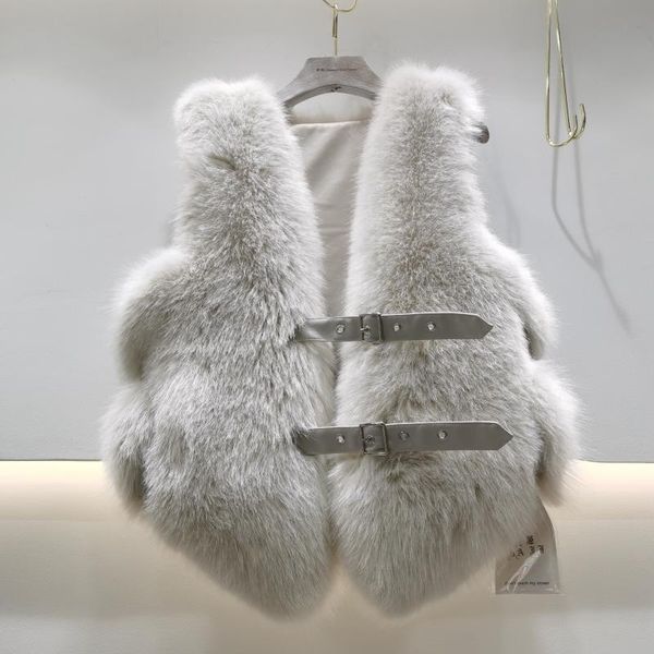 women's vests 2021 winter fashion sleeveless fur vest coat for women casual sashes solid color waistcoat temperament, Black;white
women's vests 2021 winter fashion sleeveless fur vest coat for women casual sashes solid color waistcoat temperament, Black;white