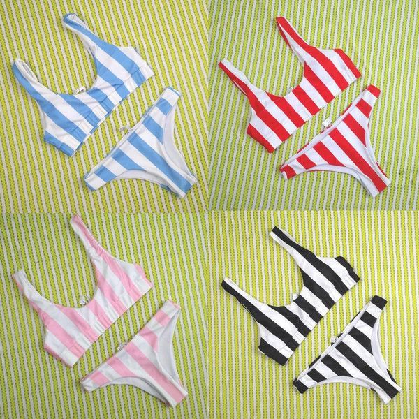 one-piece suits women bikinis set striped swimwear bandage push-up paded swimsuit beachwear bathing suit
one-piece suits women bikinis set striped swimwear bandage push-up paded swimsuit beachwear bathing suit