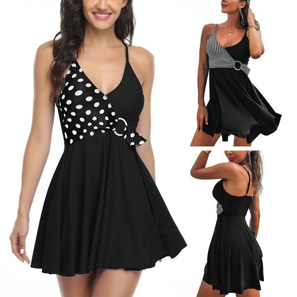 one-piece suits women two pieces swimsuit printed skirt + solid color briefs european and american split swimwear
one-piece suits women two pieces swimsuit printed skirt + solid color briefs european and american split swimwear