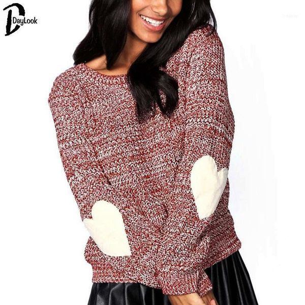 daylook chic love heart patch sweater pullovers casual o neck long sleeve knitted women winter 2021 autumn outerwear1, White;black
daylook chic love heart patch sweater pullovers casual o neck long sleeve knitted women winter 2021 autumn outerwear1, White;black