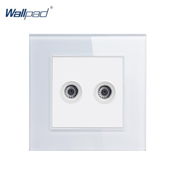smart home control 2 tv socket wallpad luxury crystal glass 110v-250v eu uk standard wall double television outlet jack port
smart home control 2 tv socket wallpad luxury crystal glass 110v-250v eu uk standard wall double television outlet jack port