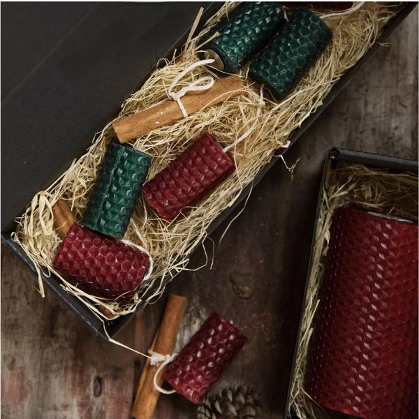 candles handmade smokeless red green column beeswax honeycomb christmas festival decoration bougie home decor 
candles handmade smokeless red green column beeswax honeycomb christmas festival decoration bougie home decor