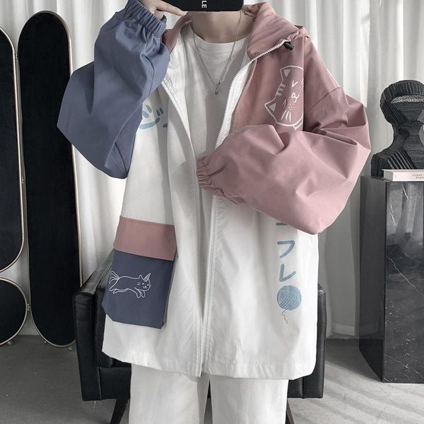 spring baseball dress men 's harajuku fashion couple jacket men's jackets, Black;brown
spring baseball dress men 's harajuku fashion couple jacket men's jackets, Black;brown