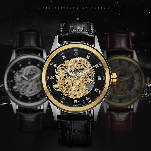 wristwatches wlisth automatic mechanical watches men gold stainless steel waterproof dragon diamond clock gifts, Slivery;brown
wristwatches wlisth automatic mechanical watches men gold stainless steel waterproof dragon diamond clock gifts, Slivery;brown