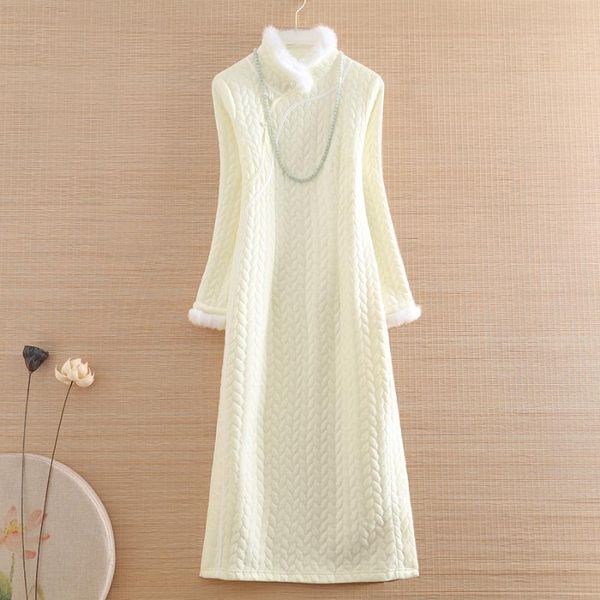 ethnic clothing high-end winter women warm cheongsam elegant plaid loose lady qipao coat female s-xxl, Red
ethnic clothing high-end winter women warm cheongsam elegant plaid loose lady qipao coat female s-xxl, Red