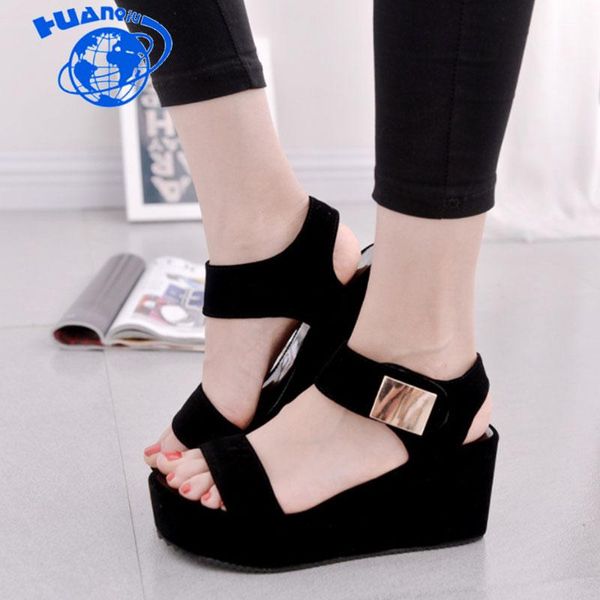 dress shoes huanqiu 2021 summer women sandals style woman's platform with high heel and wedge a pair of zll115, Black
dress shoes huanqiu 2021 summer women sandals style woman's platform with high heel and wedge a pair of zll115, Black