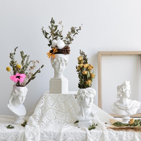 vases david art sculpture portrait vase living room floral container dried flower ornament home deskdecoration
vases david art sculpture portrait vase living room floral container dried flower ornament home deskdecoration