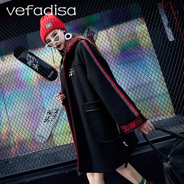 women's trench coats vefadisa women color matching hooded woolen coat 2021 winter flare sleeve keep warm thickness cotton dq550, Tan;black
women's trench coats vefadisa women color matching hooded woolen coat 2021 winter flare sleeve keep warm thickness cotton dq550, Tan;black