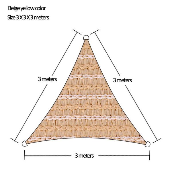 thick stable triangle sun shelter beige yellow 3x3x3m or blue 3.6x3.6x3.6m camping garden shade sail awnings tents and shelters
thick stable triangle sun shelter beige yellow 3x3x3m or blue 3.6x3.6x3.6m camping garden shade sail awnings tents and shelters