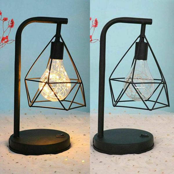 party decoration led table lamps retro black geometric wire industrial light bulb bed side battery lamp
party decoration led table lamps retro black geometric wire industrial light bulb bed side battery lamp