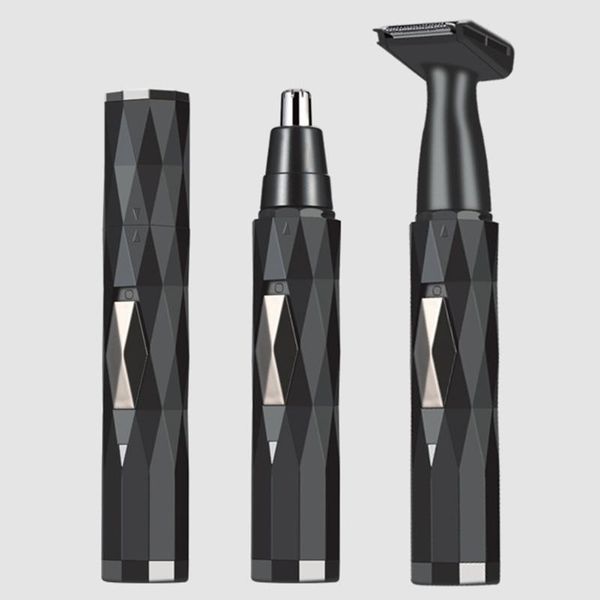 multi-purpose nose hair trimmer rechargeable with 2 interchanging heads for hair, beard electric & ear trimmers
multi-purpose nose hair trimmer rechargeable with 2 interchanging heads for hair, beard electric & ear trimmers